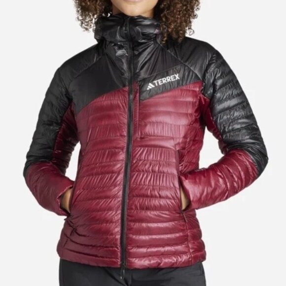 Adidas TERREX Techrock YR 800 Fill Down Hooded Jacket, XS - Picture 1 of 5